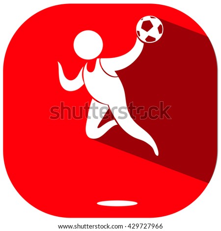 Sport icon design for football illustration