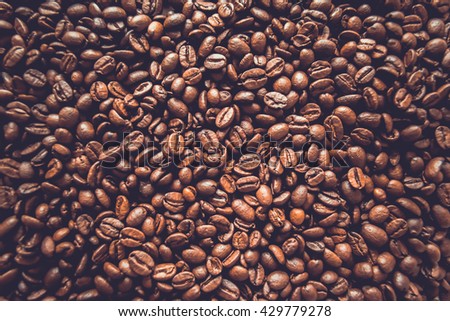 Roasted Arabic coffee. Whole coffee beans, a nice brown color if emit the smell Photos can be used as texture, background, for a variety of image editors, menus and illustrations.