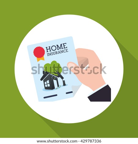 Insurance design. house icon. isolated illustration