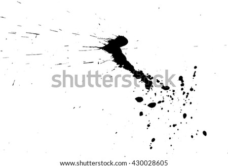 Ink splash, vector illustration
