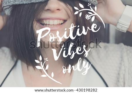 Positive Attitude Motivation Inspiration Thinking Concept Royalty-Free Stock Photo #430198282