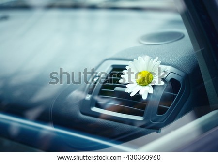 air-conditioning in the car Royalty-Free Stock Photo #430360960