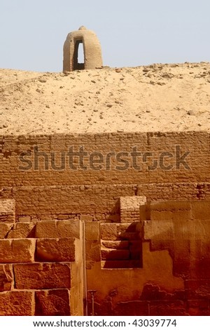 camel route marker outside ombo temple egypt