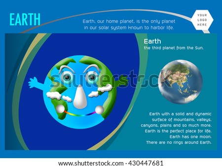 Cartoon and clip art illustration - look and facts.