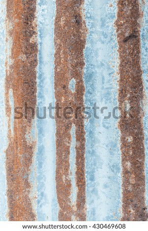 Rust galvanized iron sheet