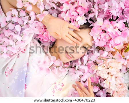Girl in flower