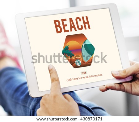 Sea Beach Rest Relax Holidays Concept
