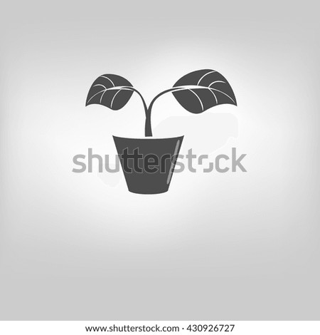 vector icon leaf symbol