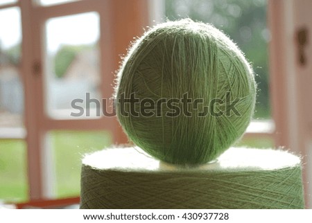 The ball of yarn Royalty-Free Stock Photo #430937728