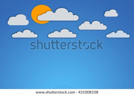 cloud and sun