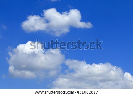 sky and white clouds