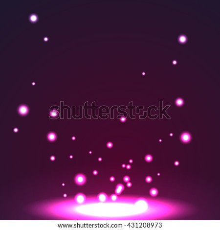 Dynamic abstract background with a bright star burst or sunburst with rays of light, square format vector illustration
