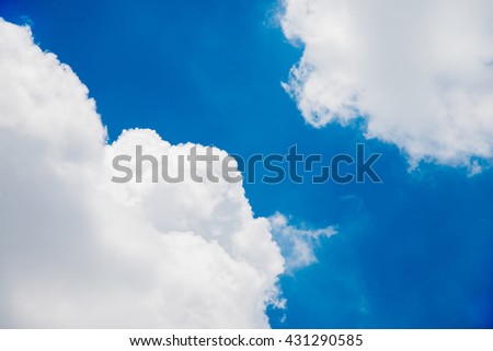 nice sky and cloud background