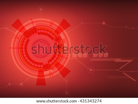 red techno abstract background vector Royalty-Free Stock Photo #431343274