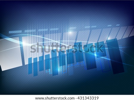 blue technology abstract background Royalty-Free Stock Photo #431343319