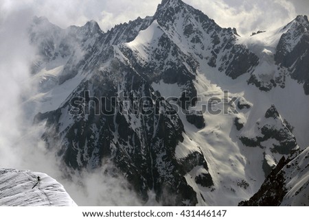 Alpine rock formation.