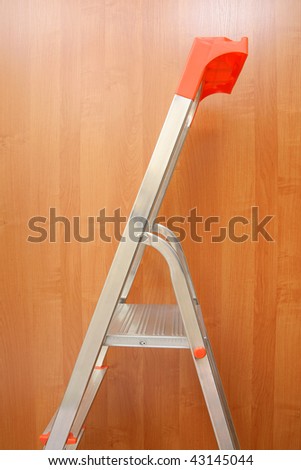 luminium ladder on door wardrobe background