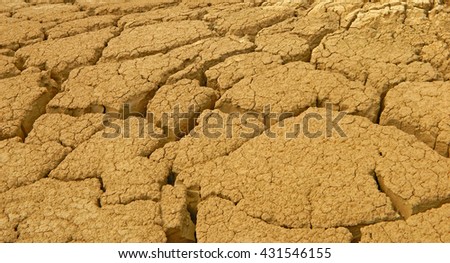 Desert Rough Land Dry Crack Erosion Stock Photos