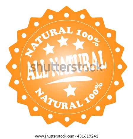 All Natural stamp
