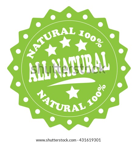 All Natural stamp