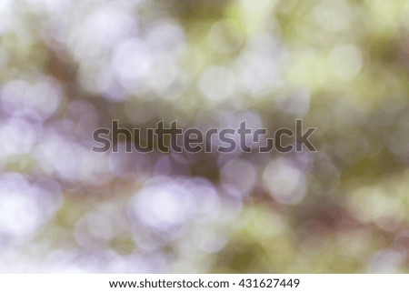 Dreamy soft glow romantic mood background, abstract sparkle green and pastel purple violet bokeh background