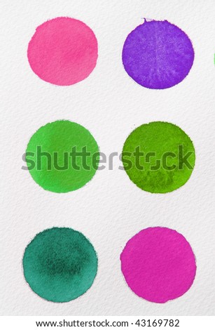  abstract watercolor background circles