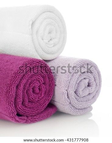 Towels close-up