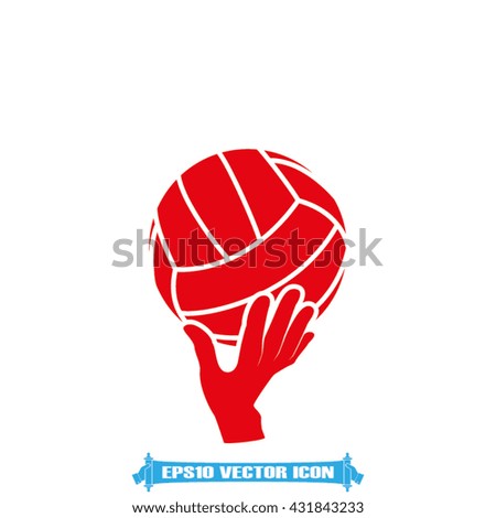 Volleyball icon vector illustration eps10.