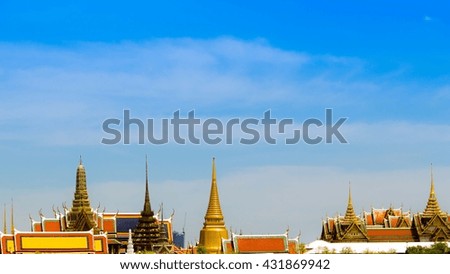 an overview of grand palace Thailand