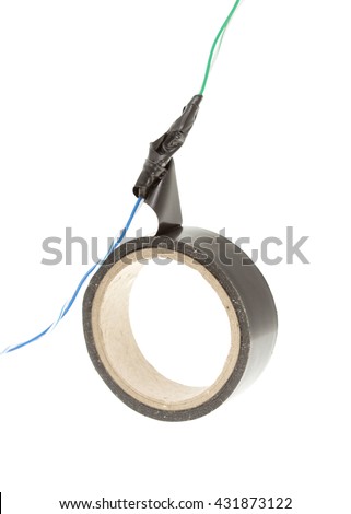 electrical tape and wire