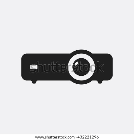 Projector Icon Royalty-Free Stock Photo #432221296