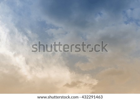 blue sky and cloud beautiful Colorful in nature background