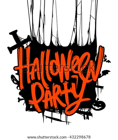 Halloween Party signboard