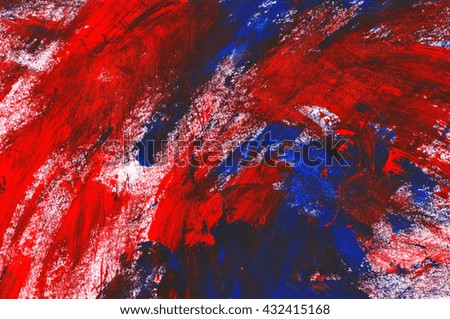 Abstract Painting Multicolor Background