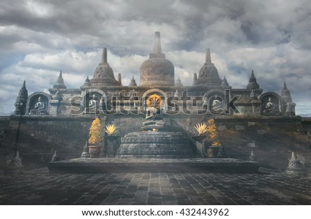 budhist temple Brahma Vihara Arama Banjar Bali, Indonesia