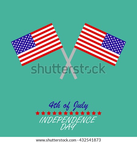 Happy independence day United states of America. 4th of July. Greeting card.
