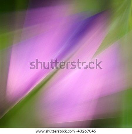 Abstract blurry background in green and purple tones.