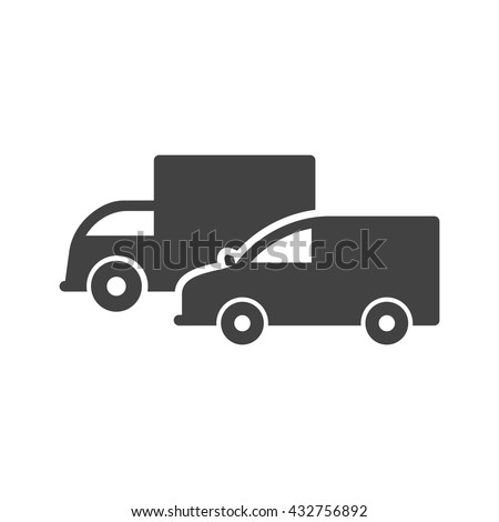 Parked Trucks Royalty-Free Stock Photo #432756892