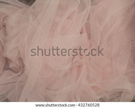 satin. pink fabric. dusty pink. 
tulle. Spring?colors. tenderness.