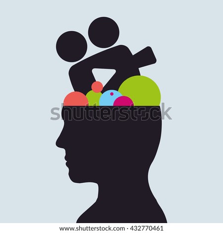 People design. Media icon. Isolated illustration , vector