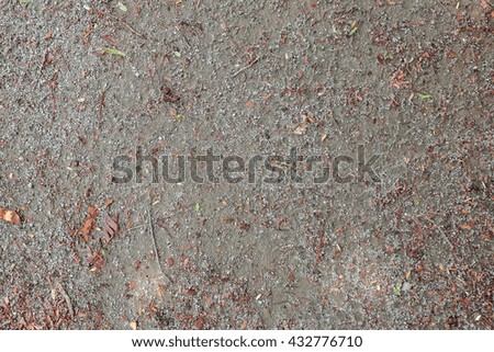 Ground  textured surface background under bright sunlight / closeup texture
