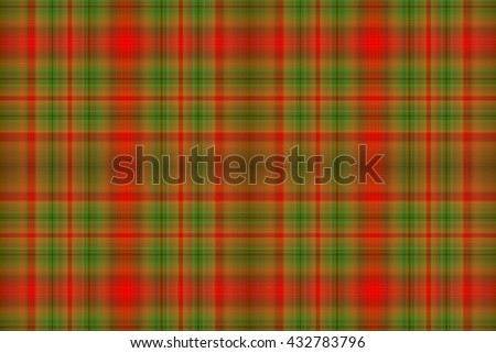 Red and dark green checkered illustration
