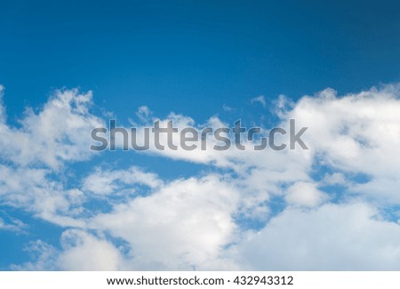 Blue Sky & Clouds for Background