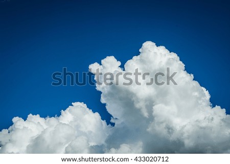 blue cloudy sky background