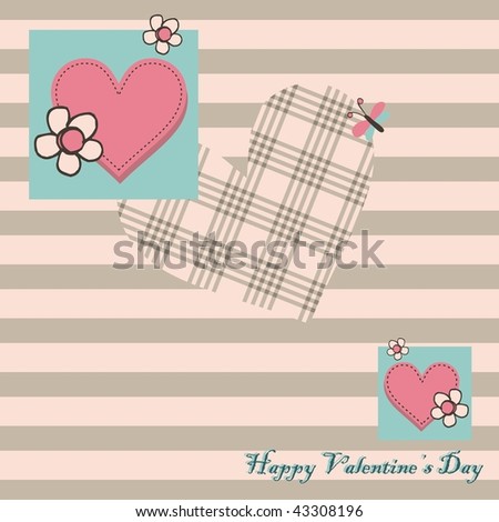 Pink Heart card