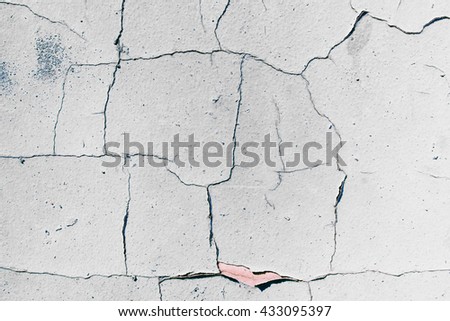 The old cracked paint. Can be used for design, websites, interior, background, backdrop, texture creation, the use of graphic editors and illustration.