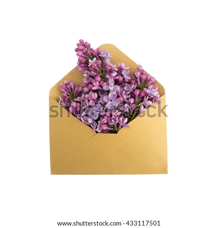 lilac envelope