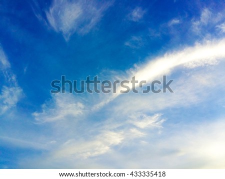 blue sky and cloudy for background