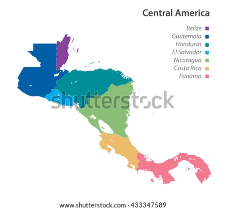 AMERICA-CENTRAL Stock Vector Images - Avopix.com