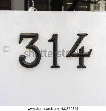 house number three hundred and fourteen
